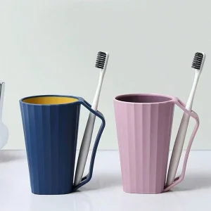 1pc Creative Couple Rinsing Cup Set, Rinsing Mug, Dormitory Toothbrush Holder Cup, Creative Toothbrush Cup Multicolor