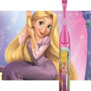 1pc  Battery-Powered Electric Toothbrush, With AA Battery, Cartoon Waterproof Soft Bristles Toothbrush, Specially Designed For Kids, Gift For Girls And Boys Multicolor